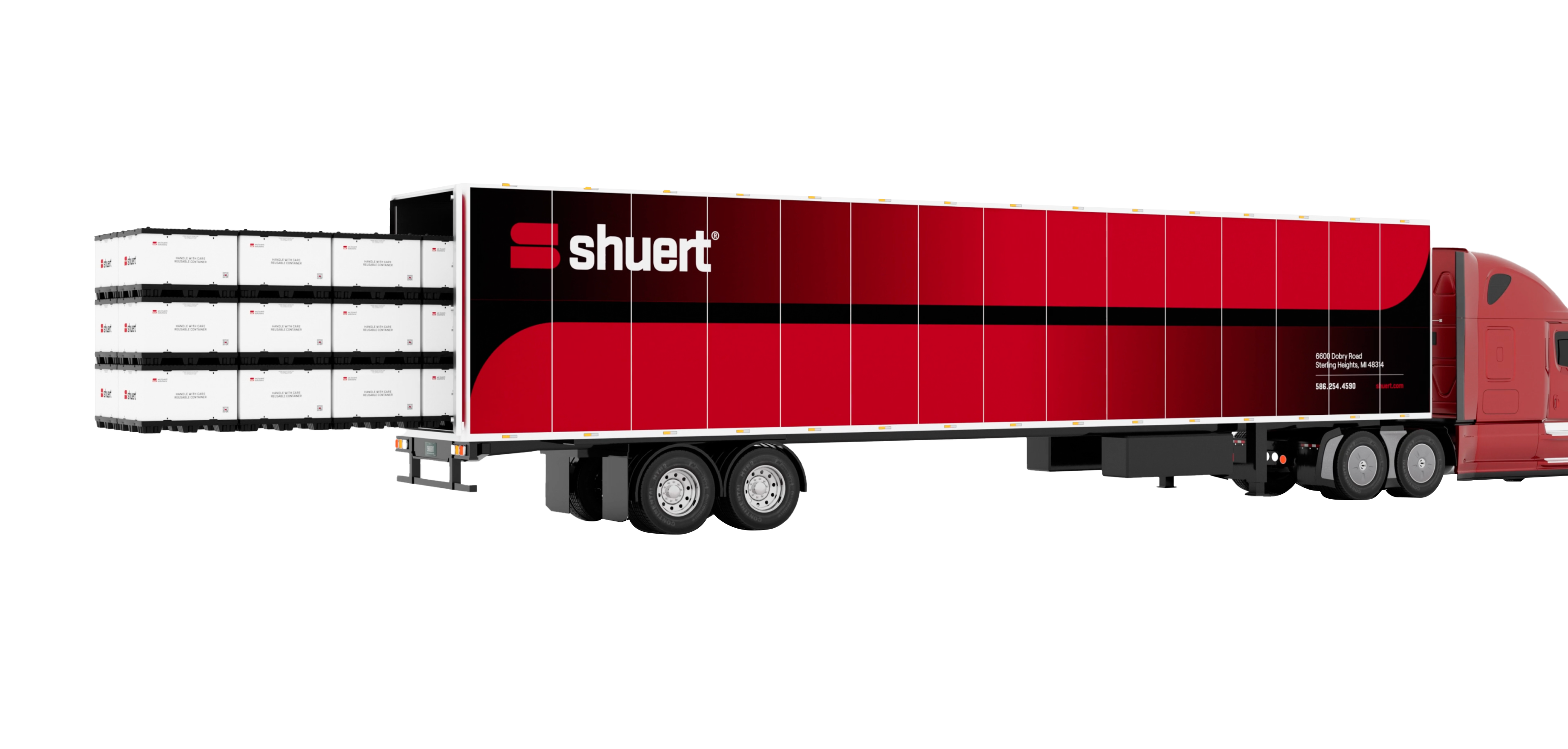 Shuert branded delivery truck
